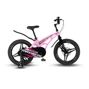 Велосипед детский Maxiscoo COSMIC Deluxe 18'' Розовый Матовый (2024)