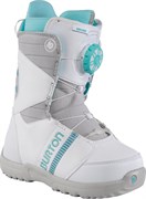 Детские ботинки для сноуборда BURTON ZIPLINE BOA White/grey/teal
